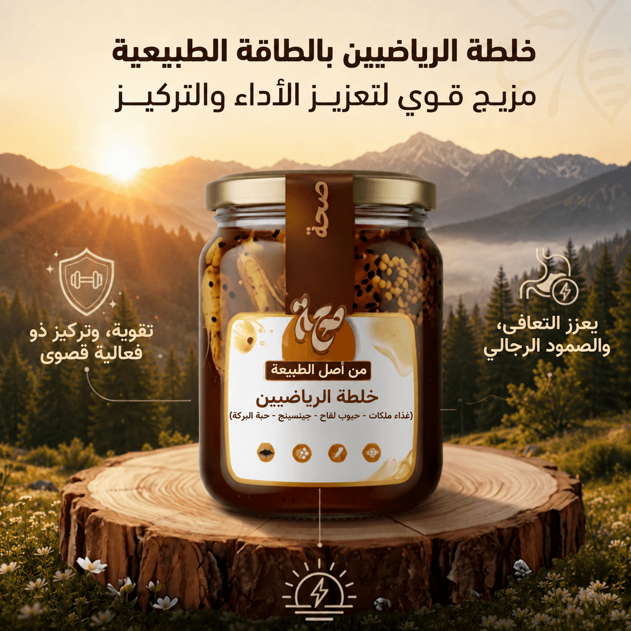 خلطة الرياضين 500 جرام 